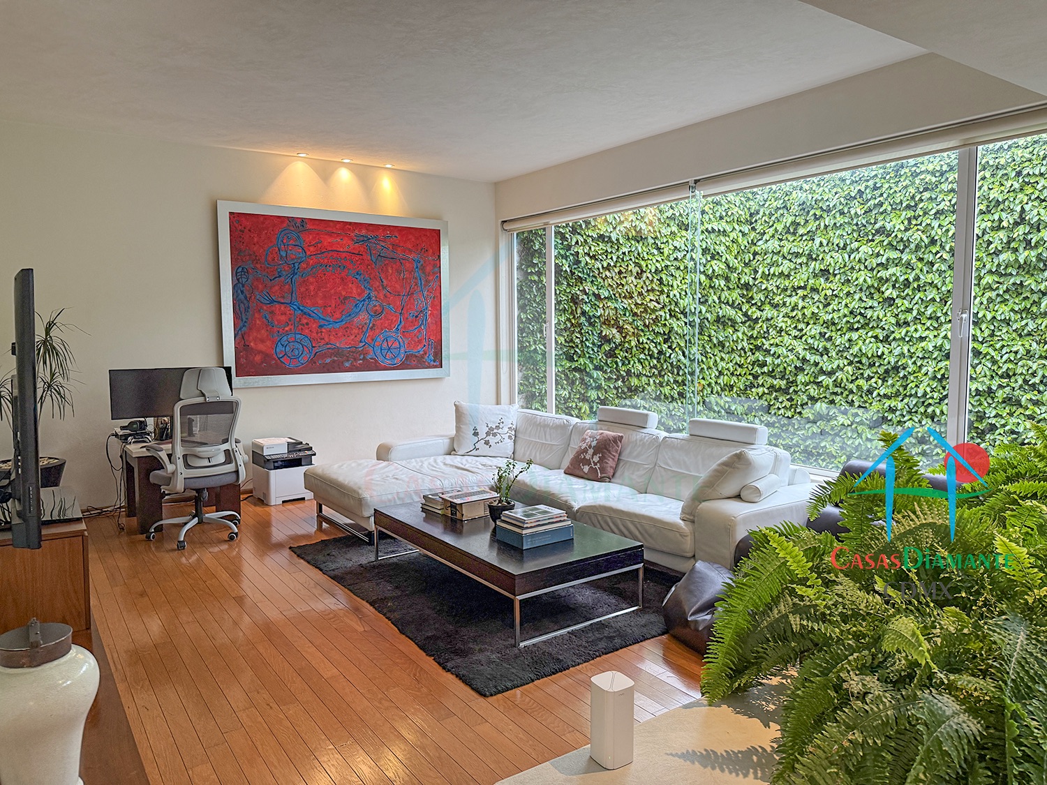 Jardines del Pedregal Casa Rivera EJ - Sala de televisión 1